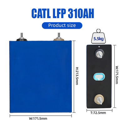 Batteria al litio del grado 3.2V Lifepo4 300ah 320ah di CATL Deligreen A per rv