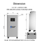 USA magazzino 48V 280ah DIY Lifepo4 batteria al litio Standing kit con schermo LCD per DIY Home Energy Storage